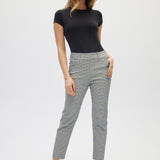 Black Off White Essential Stretch Pants front