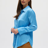 Azure Classic Long Sleeve Button Down Side