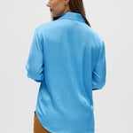 Azure Classic Long Sleeve Button Down Back