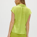 Apple Essential Sleeveless Button Down Back