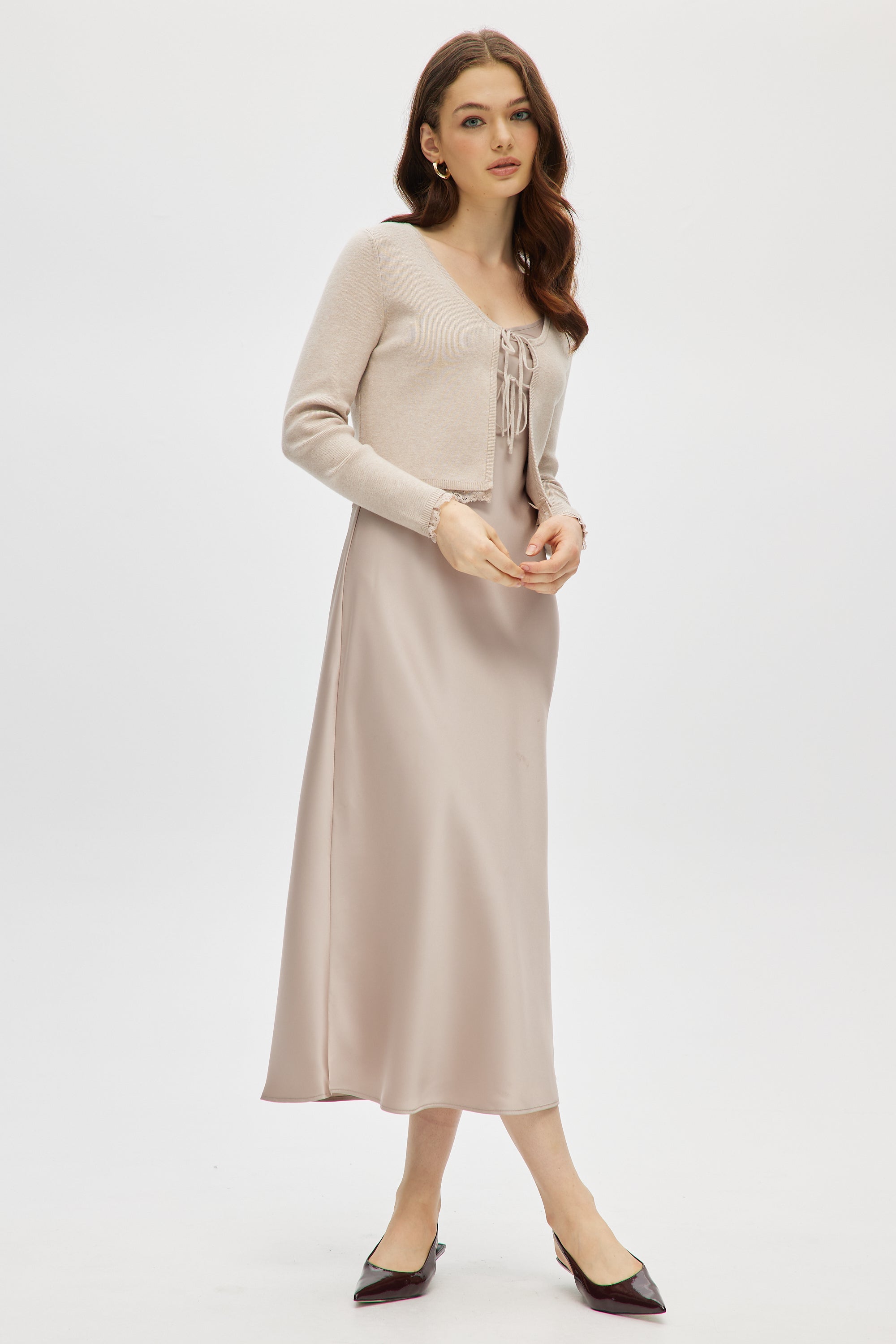 formal dress cardigan The 7 Best Slip Dresses and Cardigans for Fall