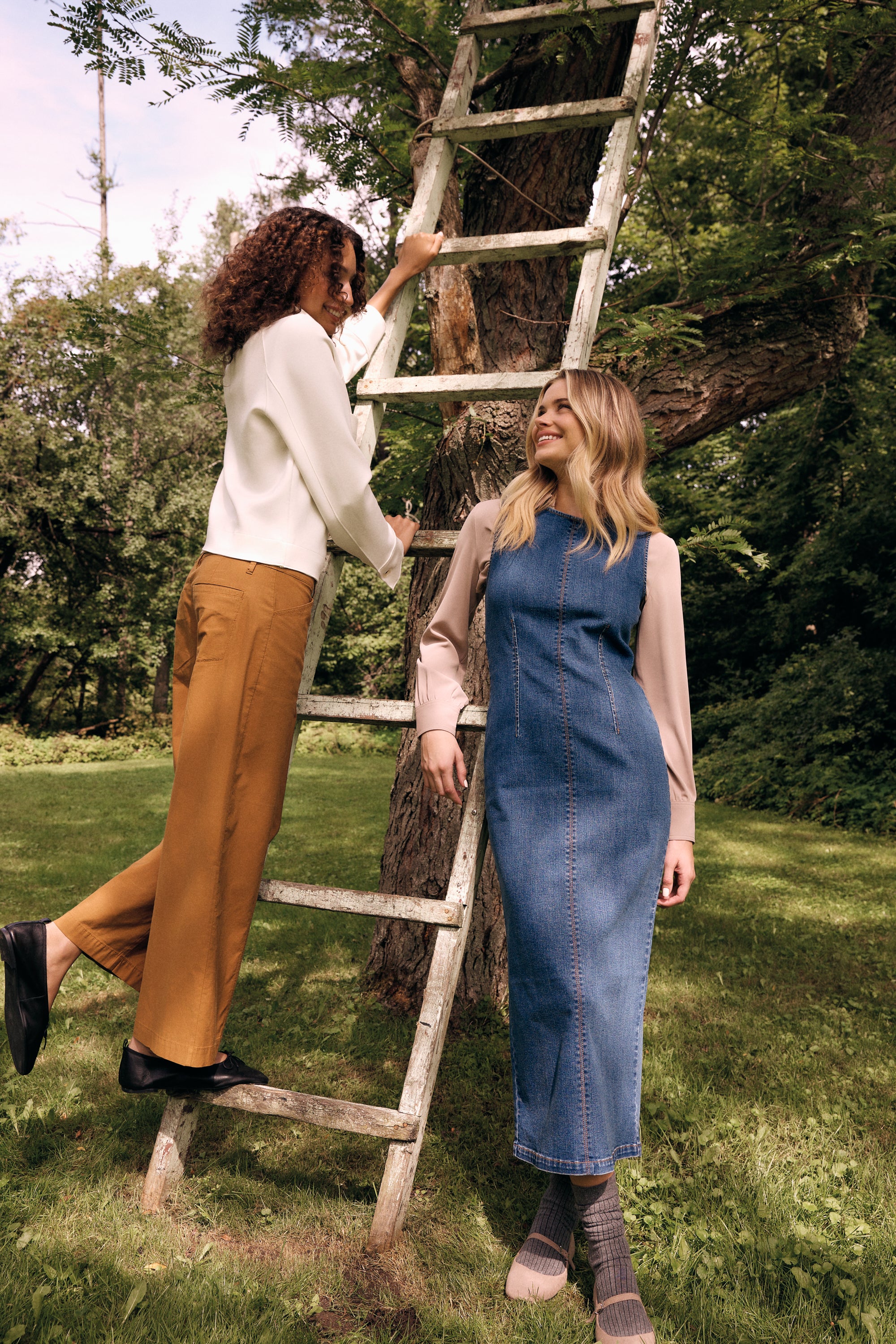 M-［medium］オーバーオール hilary / サンド M-［medium