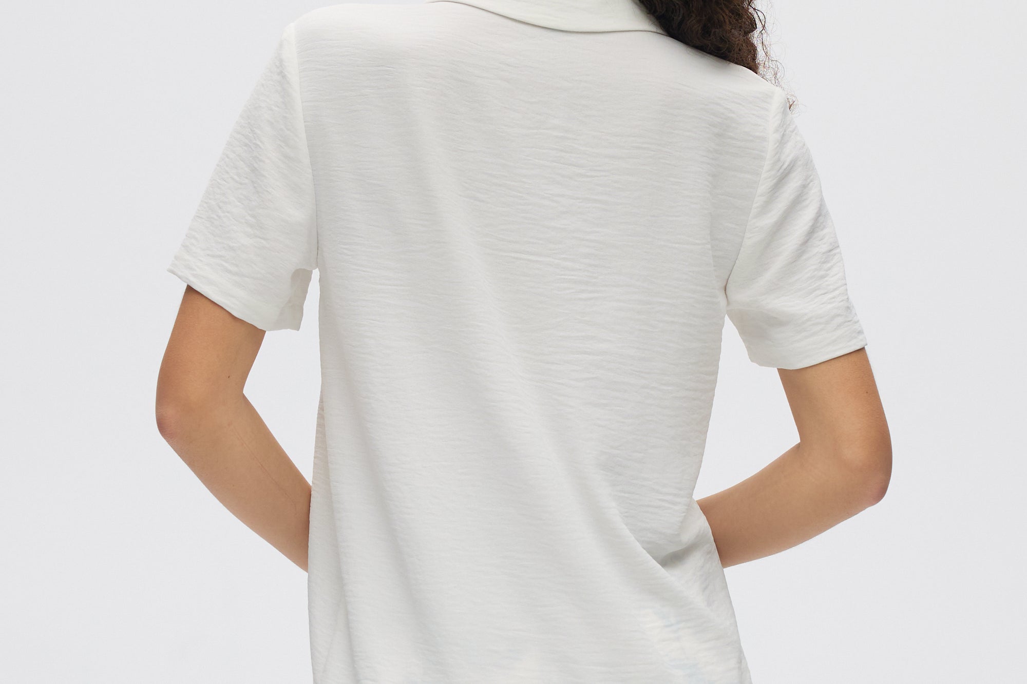 Ivory Classic Notch Airflow Shirt back