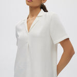 Ivory Classic Notch Airflow Shirt side 2