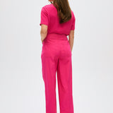 Pink Essential High-Rise Pants back