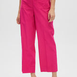 Pink Essential High-Rise Pants close up