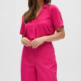 Pink Essential High-Rise Pants front 2