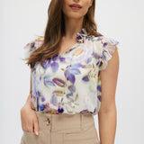 Beige Essential High-Rise Pants front 2