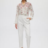 White Pull-on Pants front