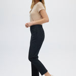 Black Classic Straight Pants side