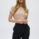 Black Classic Straight Pants front 2