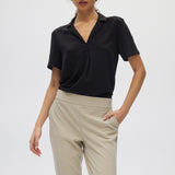 Beige Classic Straight Pants front 2