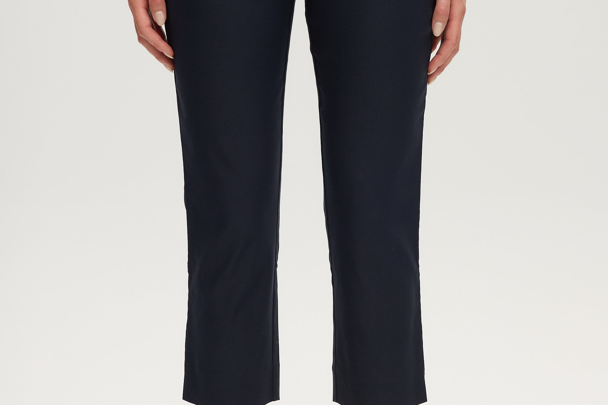 NAVY SUPER STRETCH PULL-ON CAPRI – Hilary Radley