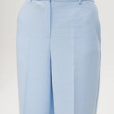 Sky wide-leg tailored pull-on pant featuring a button closure and functional pockets by Hilary Radley.