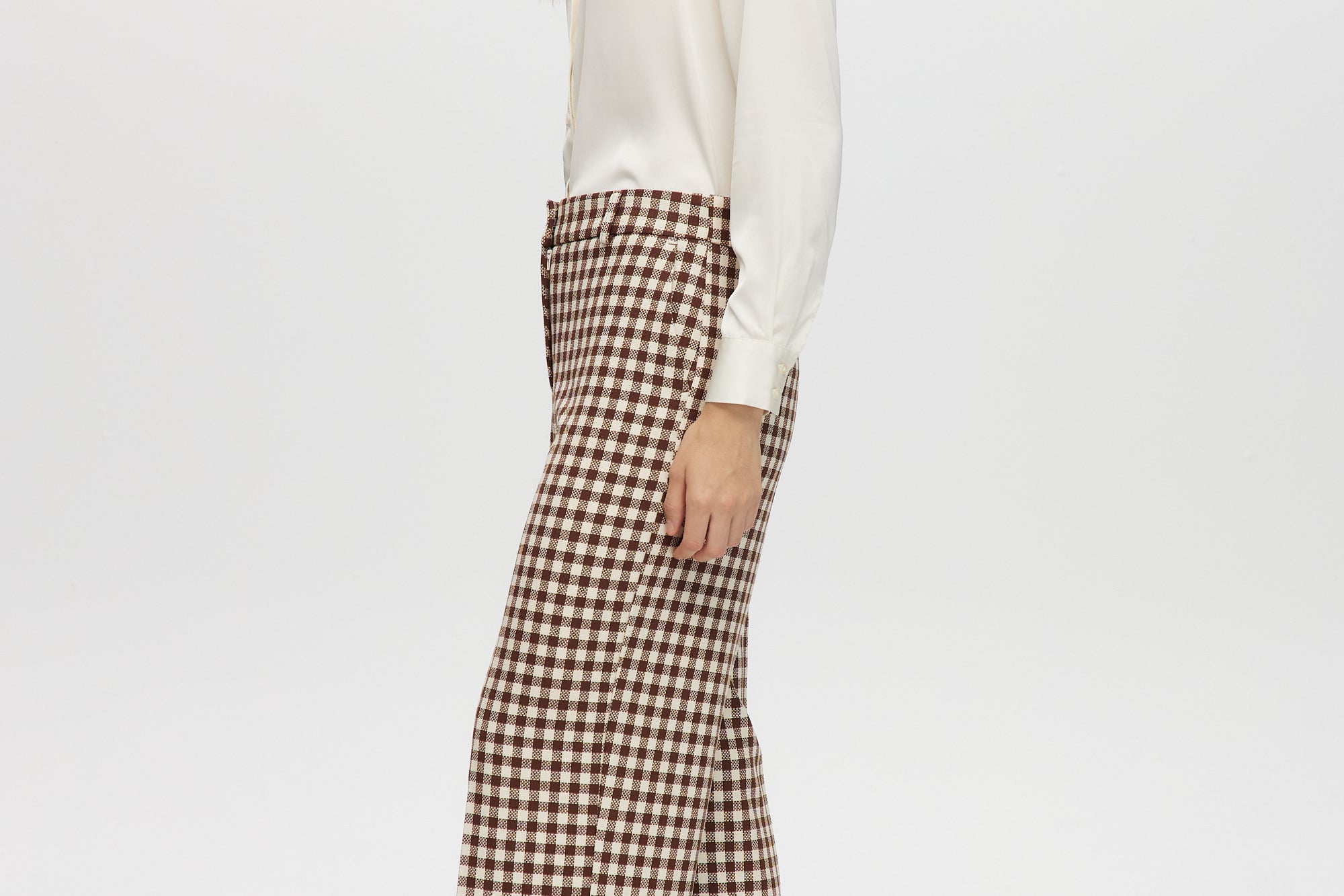 hilary radley ladies' plaid dress pant Hilary Radley Ladies Stretch Pull on Slim Fit Ponte Pants Size: S, Color: Charcoal Combo
