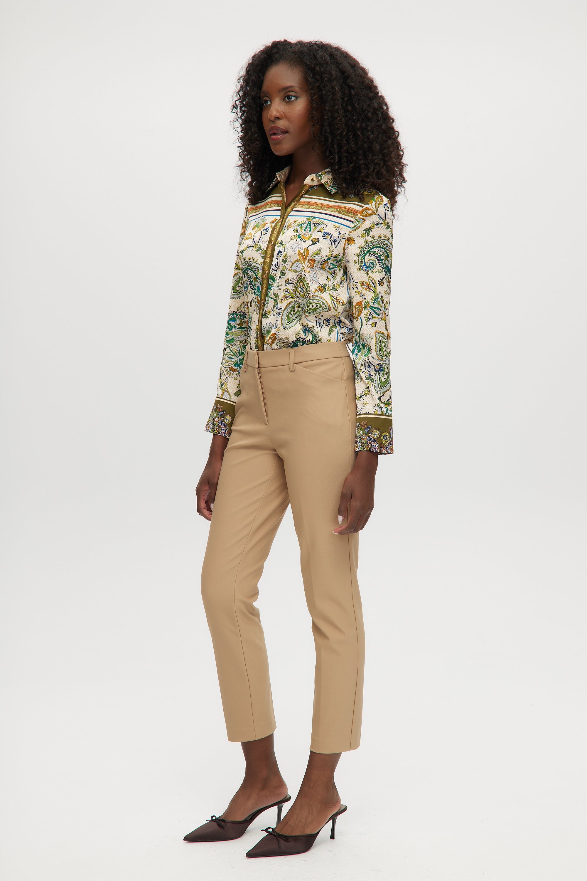 camel cigarette pants SUPER STRETCH LEG Hilary Radley CAMEL SUPER STRETCH CIGARETTE LEG