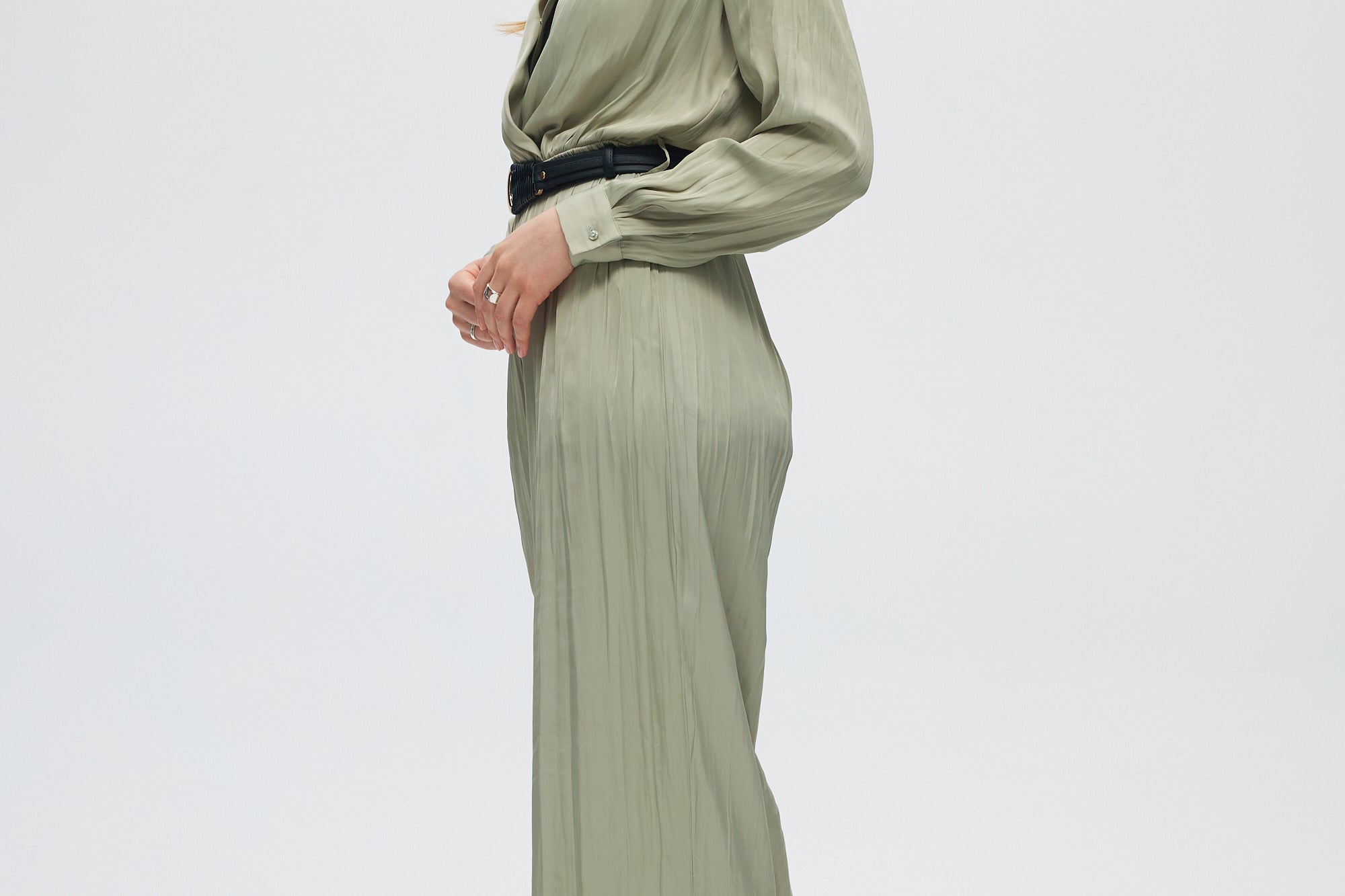 Hilary Radley Ladies' Long Sleeve Pleated Dress Variety 4