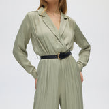 Sage Long Sleeve Jumpsuit front 2