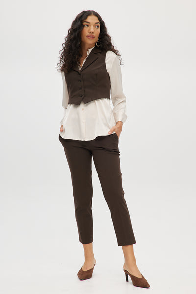 トップス Satin chic vest Adjustable Satin Vest - Available in 32 colors