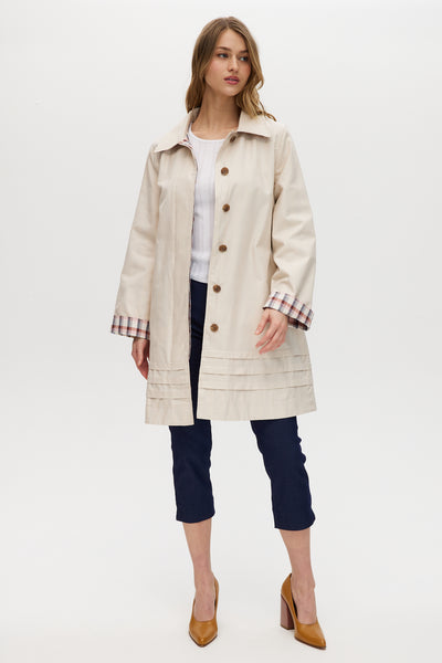 ジャケット・アウター Botter Multi Pocket Utility Trench Coat Cream Reversible Utility Jacket | Hilary Radley