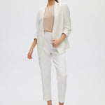 Off White Bunchy Sleeve Blazer Jacket front 