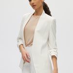 Off White Bunchy Sleeve Blazer Jacket side