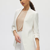 Off White Bunchy Sleeve Blazer Jacket side
