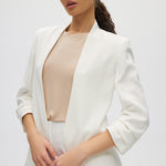 Off White Bunchy Sleeve Blazer Jacket front 2