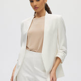 Off White Bunchy Sleeve Blazer Jacket front 3