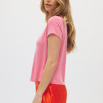 Pink Essential Baby Style Tee side