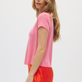 Pink Essential Baby Style Tee side